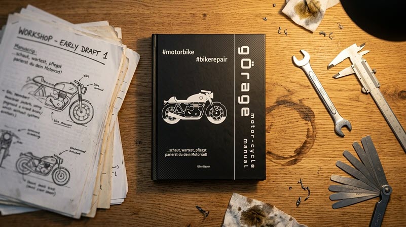 #motorbike #bikerepair auf Werkbank