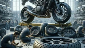 Änderungen #motorbike #bikerepair 10 reifenwechsel motorrad