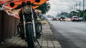 Änderungen #motorbike #bikerepair 5 Motorrad Stellplatz
