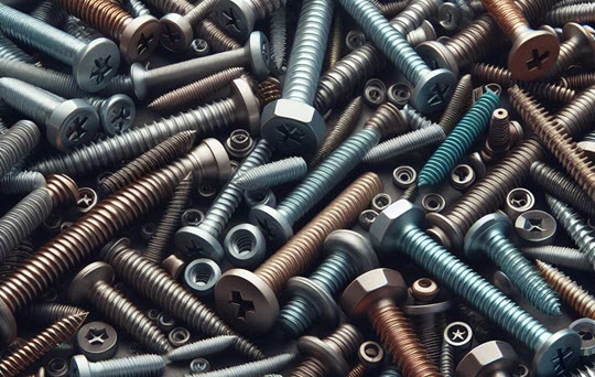 Motorradschrauben, Schraubentypen