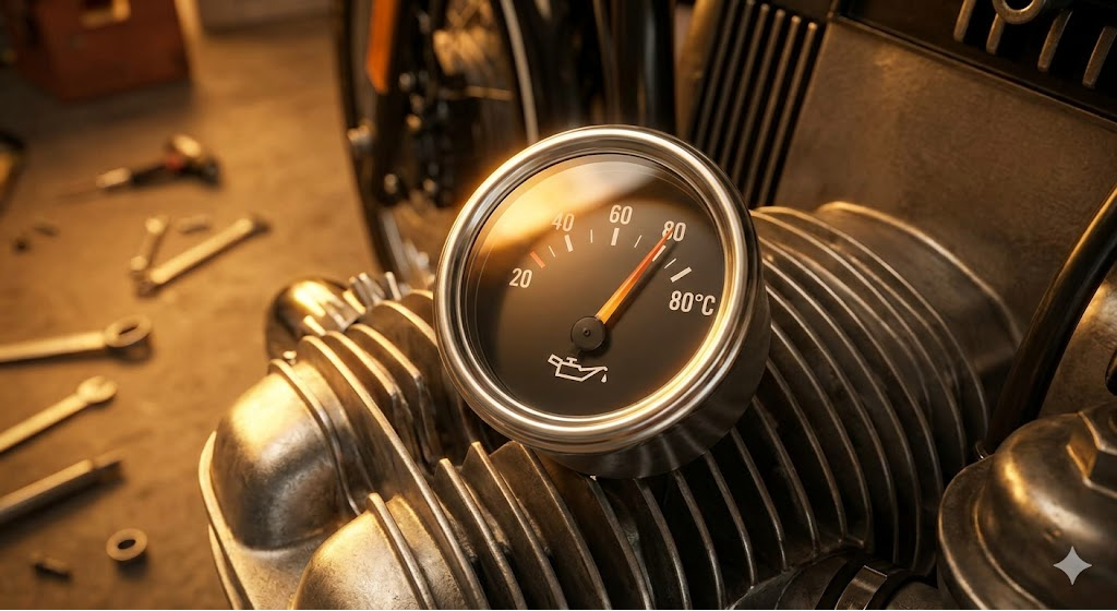 Motorrad richtig einfahren, Öltemperatur