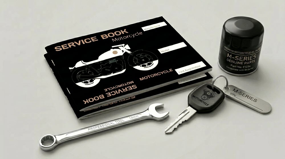 This is gÖrage 4 Service Log Book gÖrage motorcycles