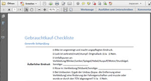 Downloads & Infomaterial 4 Gebrauchtkauf-Checkliste für Motorräder mit Prüfpunkten zur generellen Sichtprüfung